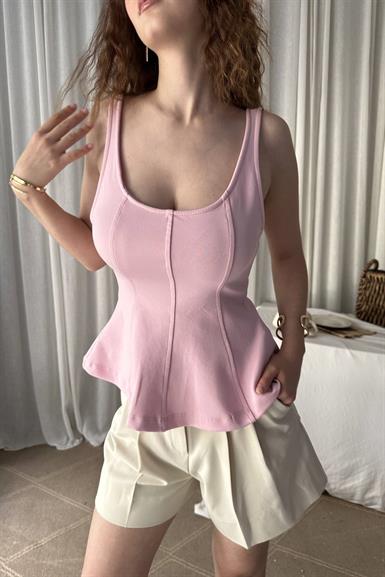 KALIN ASKILI PEPLUM BLUZ