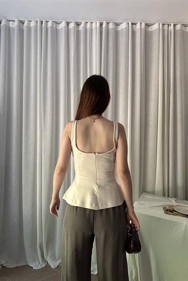 KALIN ASKILI PEPLUM BLUZ