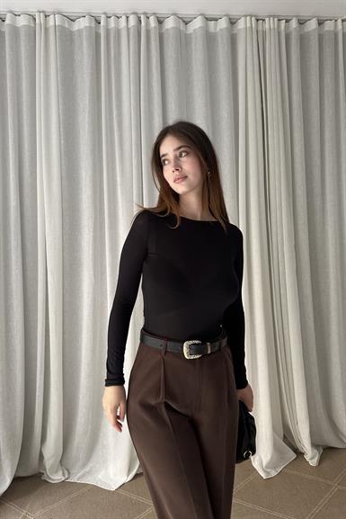 KAYIK YAKA  MODAL KAŞMİR BLUZ