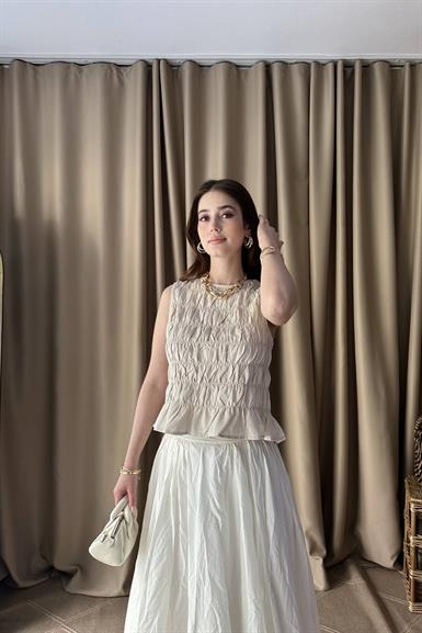 KOLSUZ CROP BLUZ