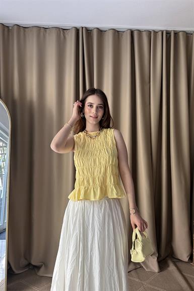 KOLSUZ CROP BLUZ