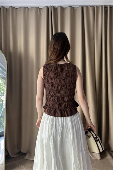 KOLSUZ CROP BLUZ