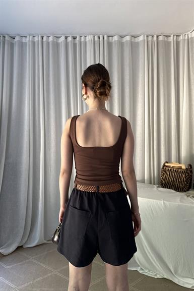 KOLSUZ CROP BLUZ