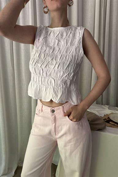 KOLSUZ CROP BLUZ