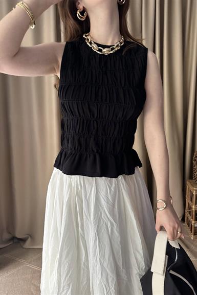 KOLSUZ CROP BLUZ
