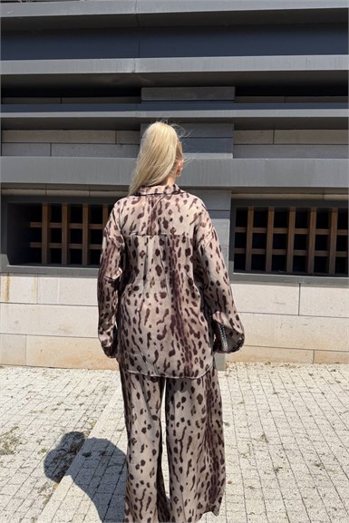 LEOPAR DESEN BLUZ