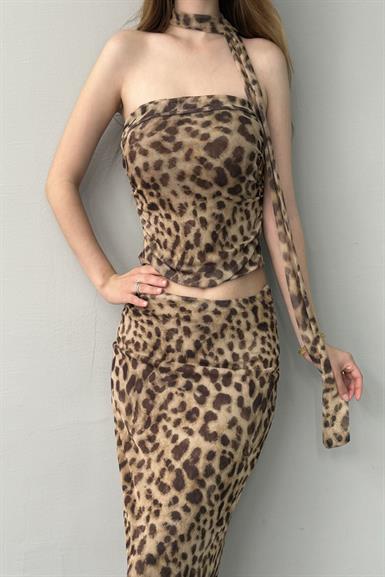LEOPAR DESEN BÜSTİYER