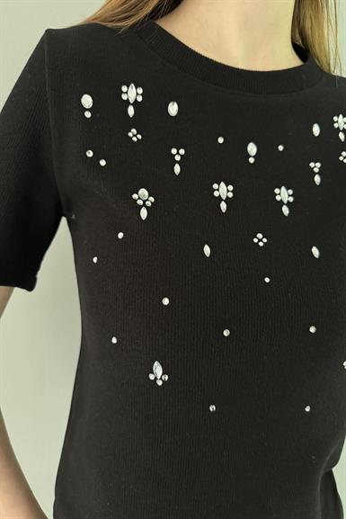 PARLAK TAŞLI TSHIRT
