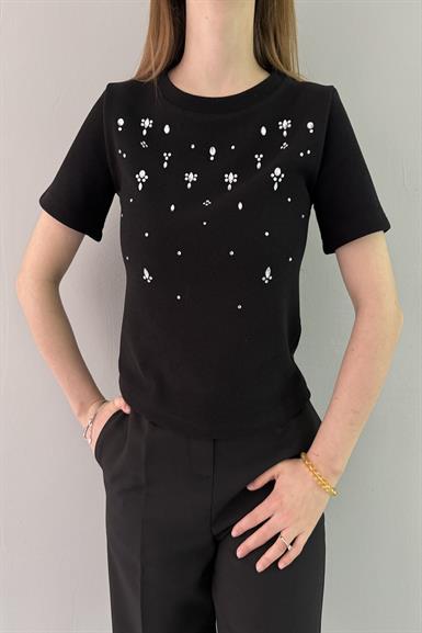 PARLAK TAŞLI TSHIRT