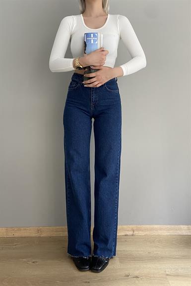 HAVUZ YAKA UZUN KOLLU CROP TOP