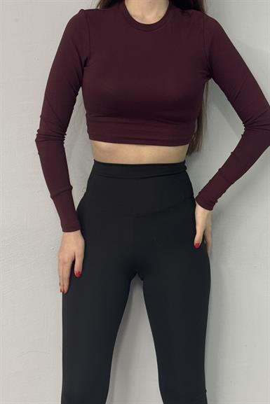 UZUN KOLLU CROP TOP