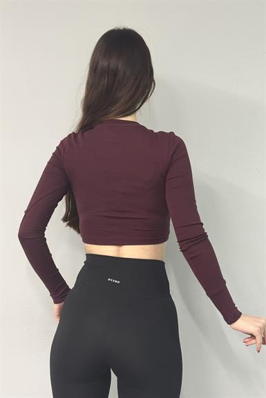 UZUN KOLLU CROP TOP