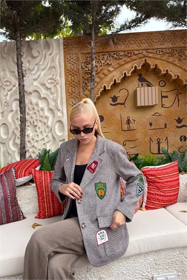 AKSESUAR DETAY BLAZER CEKET