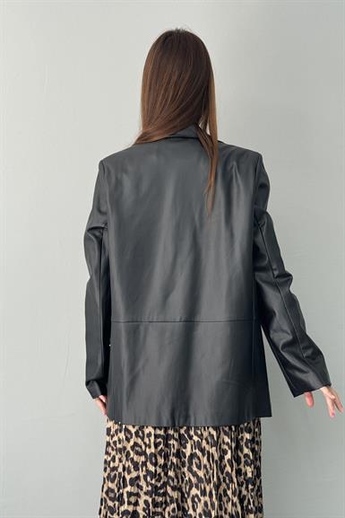 DERİ BLAZER CEKET