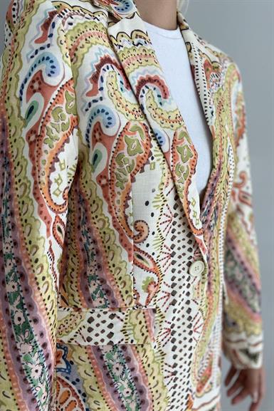 DESENLİ BLAZER CEKET