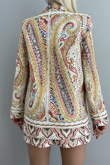 DESENLİ BLAZER CEKET