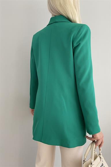 GOLD DÜĞME DETAY  BLAZER CEKET