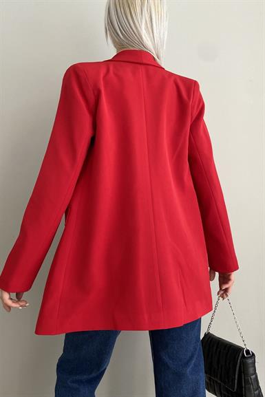 GOLD DÜĞME DETAY  BLAZER CEKET