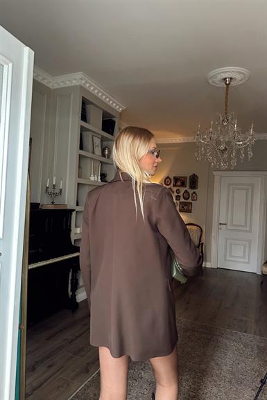 GOLD DÜĞME DETAY  BLAZER CEKET