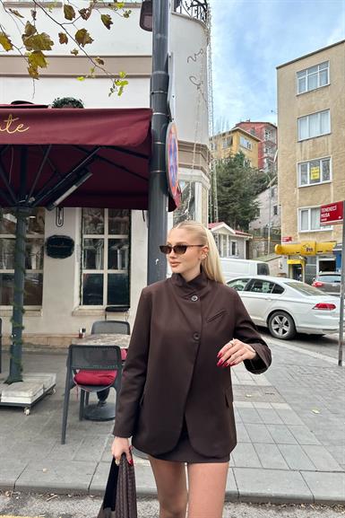 HAKİM YAKA TEK DÜĞME CEKET