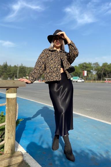 LEOPAR DESEN CEKET