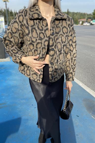LEOPAR DESEN CEKET