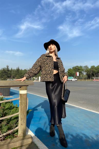 LEOPAR DESEN CEKET