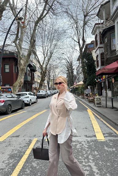 ŞİFON DETAYLI CEKET
