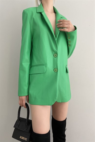 DERİ BLAZER CEKET