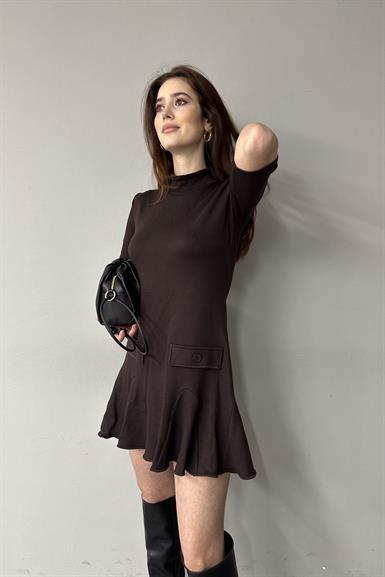 GODELİ KISA ELBİSE