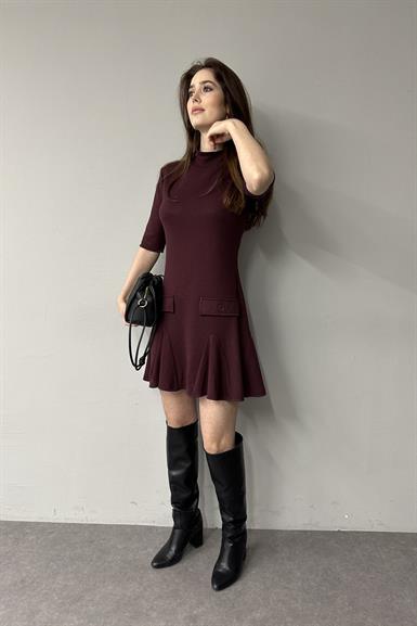 GODELİ KISA ELBİSE