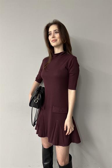 GODELİ KISA ELBİSE