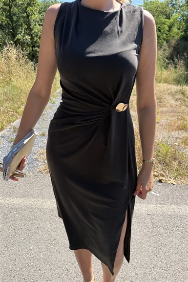 LİKRALI ÖRME ELBİSE