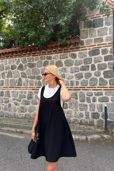 TSHIRT GARNİLİ ELBİSE
