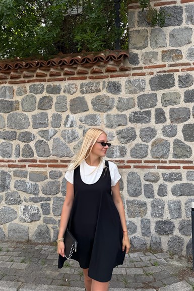 TSHIRT GARNİLİ ELBİSE