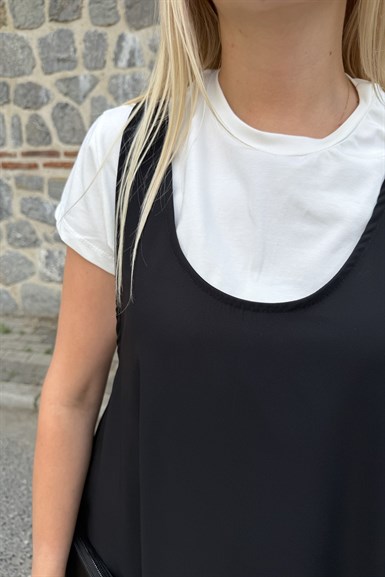 TSHIRT GARNİLİ ELBİSE