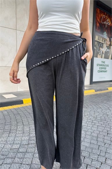 PAÇA VE BEL LASTİKLİ EŞOFMAN ALTI