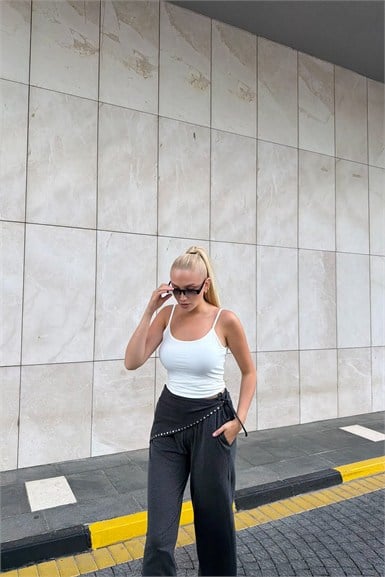PAÇA VE BEL LASTİKLİ EŞOFMAN ALTI