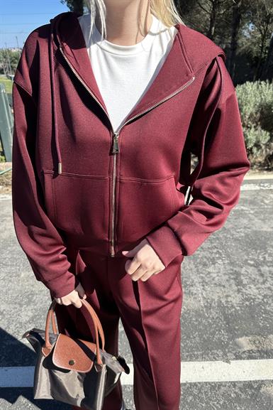 KANGURU CEPLİ KAPŞONLU SWEAT PANTOLON TAKIM