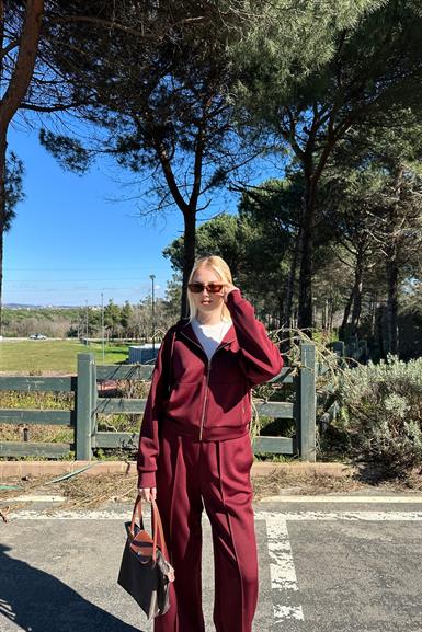 KANGURU CEPLİ KAPŞONLU SWEAT PANTOLON TAKIM