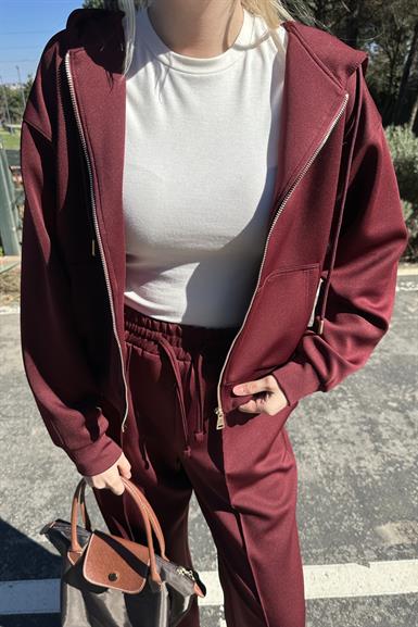 KANGURU CEPLİ KAPŞONLU SWEAT PANTOLON TAKIM