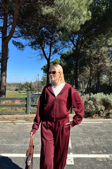 KANGURU CEPLİ KAPŞONLU SWEAT PANTOLON TAKIM