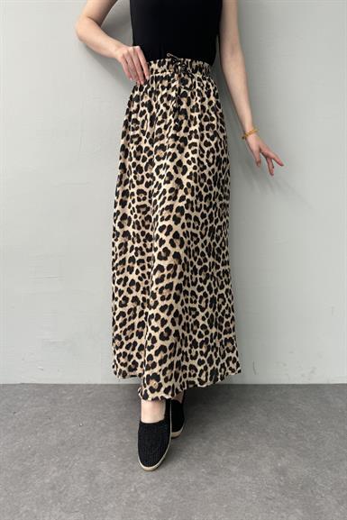 LEOPAR DESEN KLOŞ ETEK