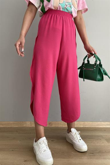 OVAL PAÇA YIRTMAÇLI PANTOLON