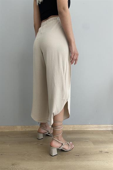 OVAL PAÇA YIRTMAÇLI PANTOLON