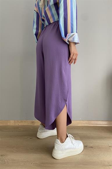 OVAL PAÇA YIRTMAÇLI PANTOLON