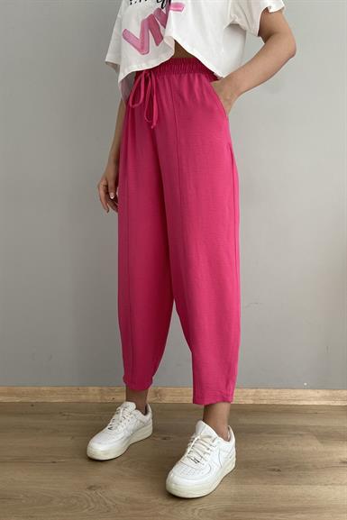 OVAL PAÇA YIRTMAÇLI PANTOLON