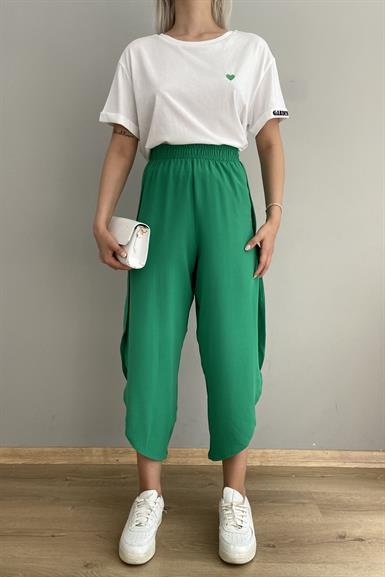OVAL PAÇA YIRTMAÇLI PANTOLON