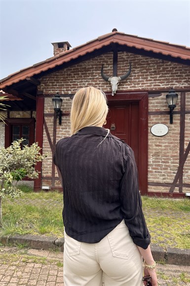 ATLET DETAYLI ALTI BALON GÖMLEK