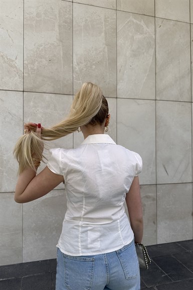 BÜZGÜ DETAY GÖMLEK